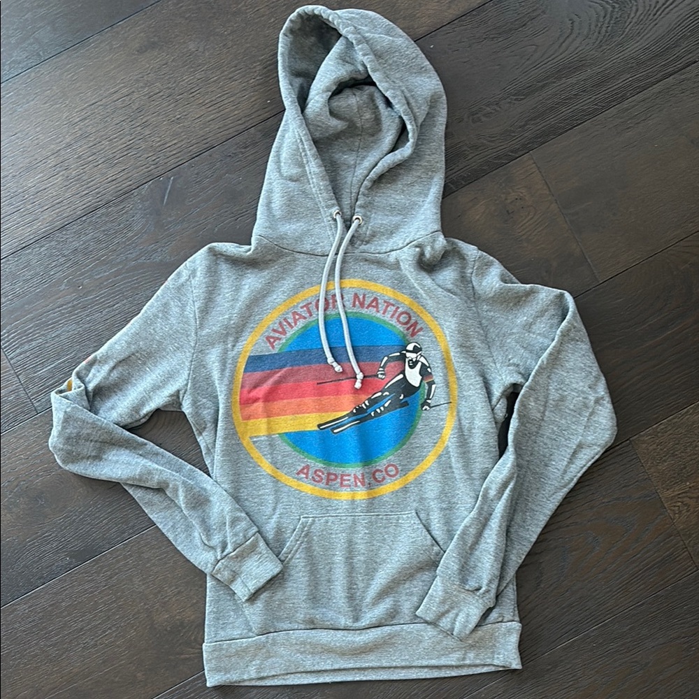 Aviator Nation Gray Hoodie